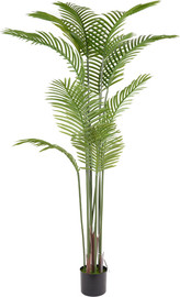B-DECOR עציץ עץ דקל מלאכותי 12 עלים 180cm