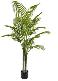 B-DECOR עציץ עץ דקל מלאכותי 14 עלים 180cm