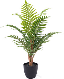 B-DECOR עציץ מלאכותי עץ דקל 11 עלים 60cm