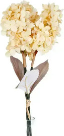 B-DECOR בוקט פרחי הידרנג'אה מלאכותי צהוב 56 ס"מ