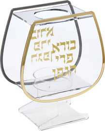 B-DECOR מעמד יין אקריליק דגם גביע