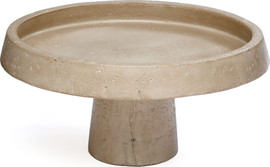 B-DECOR מגש על רגל TRAVENTINE .5 28 ס"מ