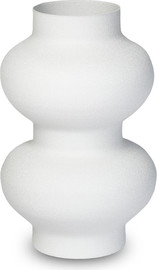 B-DECOR ואזה מתכת שמנת 16 ס"מ