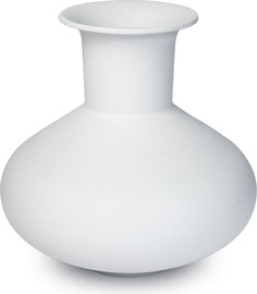 B-DECOR ואזה מתכת שמנת 28 ס"מ