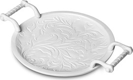 DREAM CHEF מגש עגול BRASS IVORY CASABLANCA
