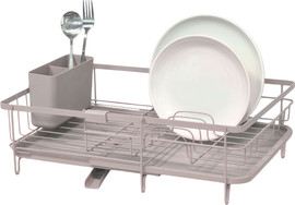 DREAM CHEF מתקן ייבוש כלים מתקפל מתכת מוקה איכותי בעיצוב חכם ופרקטי, המשלב מראה נקי ונוחות שימוש מרבית.
