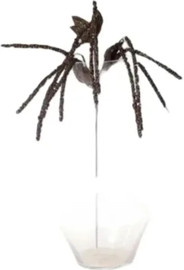 B-DECOR ענף קישוט עלים מנצנצים Guliano שחור זהב שחור זהב 90 ס"מ PRO