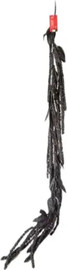 B-DECOR גירלנדת עלי שרך מנצנצים Guliano שחור כסף שחור כסף 122 ס"מ PRO