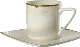 B-DECOR סט קפה פורצלן 80 מ"ל NEW BONE CHINA