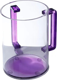 B-DECOR נטלת אקריליק 1000ml ידיות סגול
