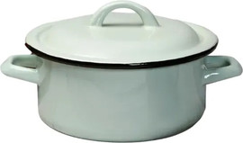 DREAM CHEF סיר אמייל נמוך 3.5 ל׳ קוטר 22 ס״מ ירוק מנטה DreamChef Delicious