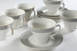 B-DECOR סט תה פורצלן 220 מ"ל CONVERSE NEW BONE CHINA