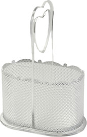 B-DECOR סכומון אקריליק 3 תאים דוגמת Dots שקוף