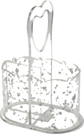 B-DECOR סכומון אקריליק 3 תאים DIRTY SILVER