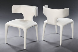 B-DECOR כסא עור גובה מושב 56X45X73 43 ס"מ