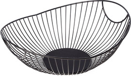 DREAM CHEF סלסלה לפירות מתכת 32.5X25.8X11 BLACK DREAM CHEF