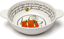 DREAM CHEF קערה לסלט פורצלן עם מתכון לסלט פלפלים כוס סוכר 23 ס"מ