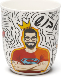 DREAM CHEF מאג פורצלן סדרת Cute לאבוש כוס סוכר 450ml