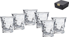 BOHEMIA סט 6 כוסות ויסקי 300ml CASABLANCA קריסטל בוהמיה