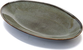 DREAM CHEF פלטה אובלית STONE WARE MADRIO GREEN בעיצוב מוקפד, בעל טקסטורה עשירה ומראה נקי ואלגנטי.