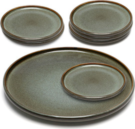 DREAM CHEF סט עוגה 7 חלקים STONE WARE MADRIO GREEN בעיצוב מוקפד, בעל טקסטורה עשירה ומראה נקי ואלגנטי.