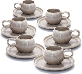 DREAM CHEF סט קפה STONE WARE MADRIO CONCRETE בעיצוב מוקפד, בעל טקסטורה עשירה ומראה נקי ואלגנטי.