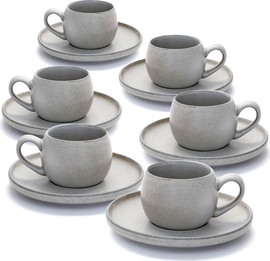 DREAM CHEF סט תה STONE WARE MADRIO MOCHA בעיצוב מוקפד, בעל טקסטורה עשירה ומראה נקי ואלגנטי.