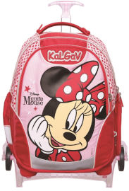 קל גב תיק אורטופדי X BAG TROLLEY מיני מאוס אדום – KAL GAV
