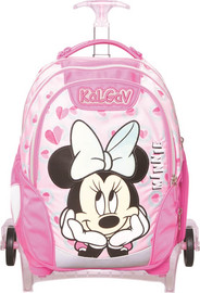 קל גב תיק אורטופדי X BAG TROLLEY דגם מיני מאוס ורוד – KAL GAV