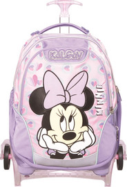 קל גב תיק אורטופדי X BAG TROLLEY דגם מיני מאוס לילך – KAL GAV