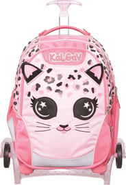 קל גב תיק אורטופדי X BAG TROLLEY דגם חתול מנומר – KAL GAV