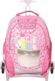 קל גב תיק אורטופדי X BAG TROLLEY עפרונות ורוד – KAL GAV