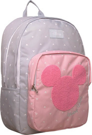 קל גב תיק גב לנוער דגם DISNEY PASTEL ורוד-תכלת – OUTDOOR