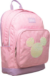 קל גב תיק גב לנוער דגם DISNEY SEQUIN ורוד – OUTDOOR