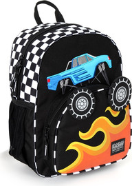 קל גב תיק גן אריאל דגם MONSTER TRUCK שחור – KAL GAV