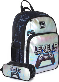 קל גב תיק גב אורטופדי XD דגם Gaming + קלמר – KAL GAV