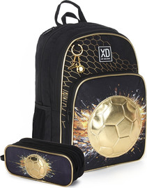 קל גב תיק גב אורטופדי XD דגם Gold Soccer + קלמר – KAL GAV