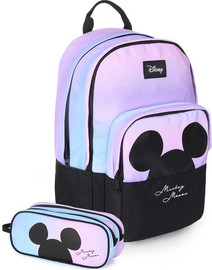 OUTDOOR תיק גב לנוער +קלמר Disney Gradient Mickey