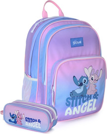 OUTDOOR תיק גב לנוער + קלמר Stitch & Angel