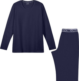 Nautica Home סט פיג'מה Nautica לגברים דגם Good night sleep