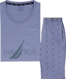 Nautica Home סט פיג'מה Nautica לגברים דגם American dream