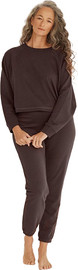 Nautica Home סט פיג'מה Nautica לנשים דגם crop top