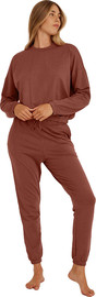 Nautica Home סט פיג'מה Nautica לנשים דגם Lovely Fleece