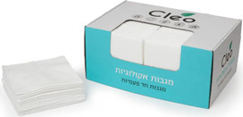 Cleo 100 מגבות חד פעמיות אקולוגיות - לכביסה עד 5 פעמים מבית CLEO