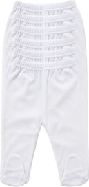 Lorens מארז 6 רגליות פלנל לבנות מידה 9-12 חודשים מבית Lorens - לבן