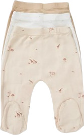 Lorens מארז שלוש רגליות 100% כותנה מידה NB מבית Lorens - ג'ירפות