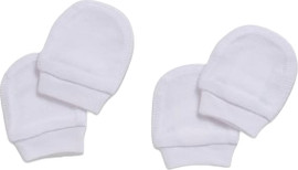 Lorens מארז זוג כפפות לתינוק One Size מבית Lorens - לבן