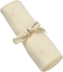 Lorens שמיכה מבד פיקה 140*100 ס"מ מבית Lorens - צהוב עם איורי פרחים