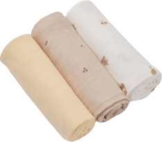Lorens מארז 3 חיתולי טטרה 70x70 ס''מ מבית Lorens -  קרקס