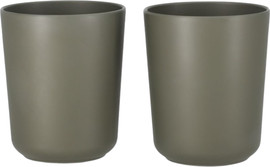 MINENE זוג כוסות שתייה 100% PLA - ירוק